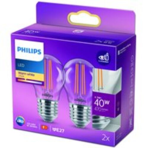 Philips LED lamp E27 P45 4