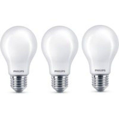 Philips LED lamp Classic E27 A60 7W 827 mat per 3