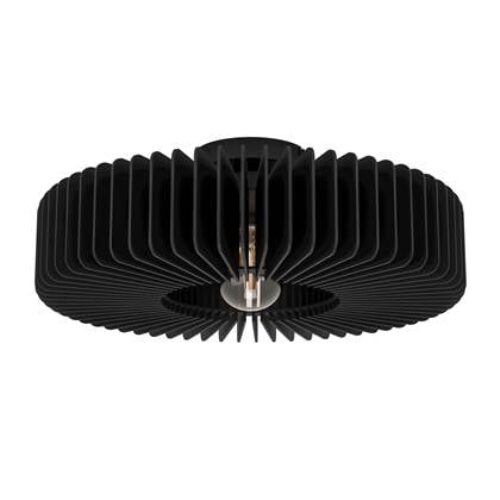EGLO Palombaia Plafondlamp - E27 - Ã 50 cm - Zwart - Hout|Staal