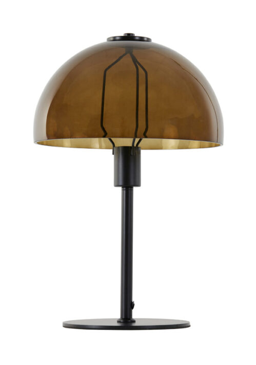 Light & Living Tafellamp Mellan 45cm hoog - Bruin
