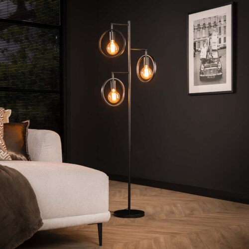LifestyleFurn Vloerlamp Holley 3-lamps
