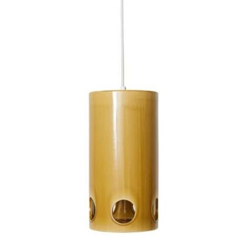 HKliving Ceramic Hanglamp - Mustard