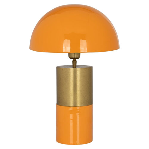 Richmond Tafellamp Twilla 45cm hoog - Oranje/Goud