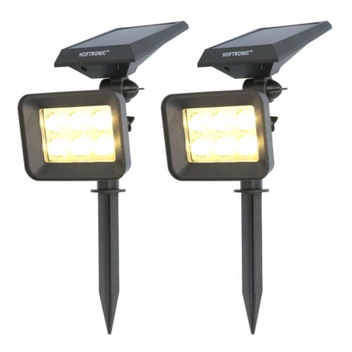 HOFTRONIC™ Dax LED dimbare wandlamp - Tweezijdig Up & Down - excl. 2x GU10 spots - IP65 voor binnen- en buitengebruik - Zwart