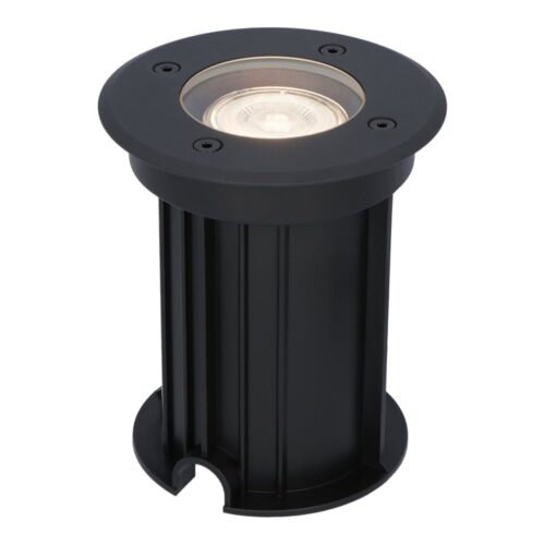 HOFTRONIC™ 3x Pinero dimbare LED prikspots - GU10 2700K warm wit - Kantelbaar - Tuinspot - Pinspot - IP65 voor buiten - Zwart