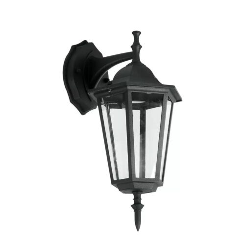 V-TAC Traditioneel klassieke wandlamp - Zwart - Hangend - Geschikt voor E27 - IP44