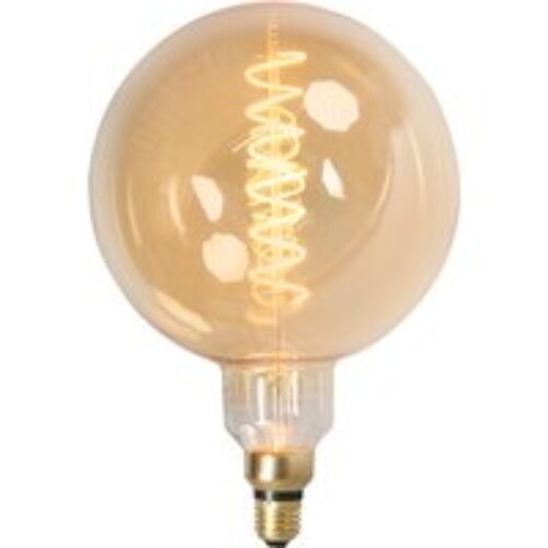 E27 dimbare LED filament lamp G125 goldline 4