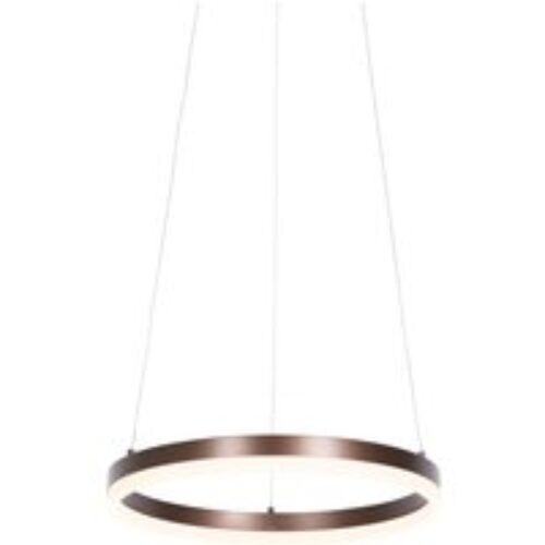 Hanglamp donkerbrons 40 cm incl. LED 3-staps dimbaar - Anello
