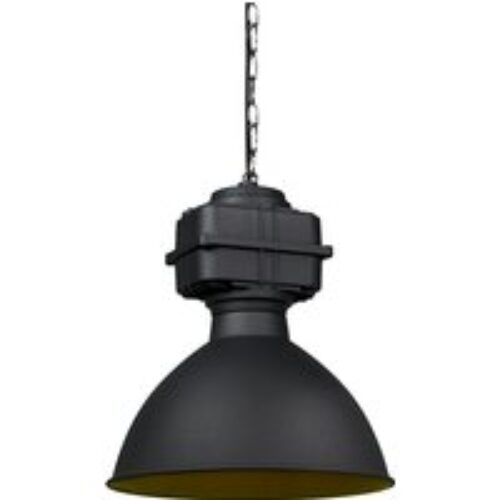 Smart industriële hanglamp zwart 38