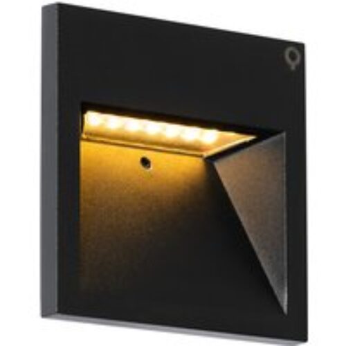 Moderne wandlamp zwart incl. LED - Gem 2