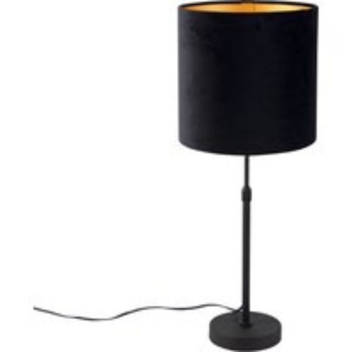 Industriële hanglamp zwart met goud 115 cm - Magna