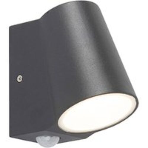 Design vloerlamp zwart met koper 30 cm - Sarella