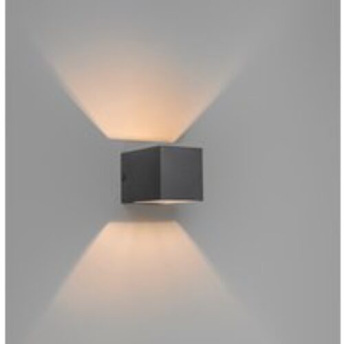Design langwerpige wandlamp wit 25 cm - Houx