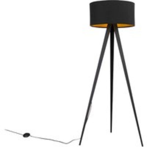 Moderne booglamp zwart met marmeren voet - XXL