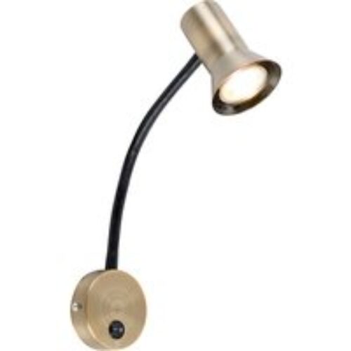 Smart hanglamp zwart met hout incl. 5 Wifi G95 - Shelf