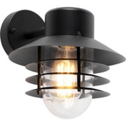 Design hanglamp zwart met smoke glas 4-lichts - Dome