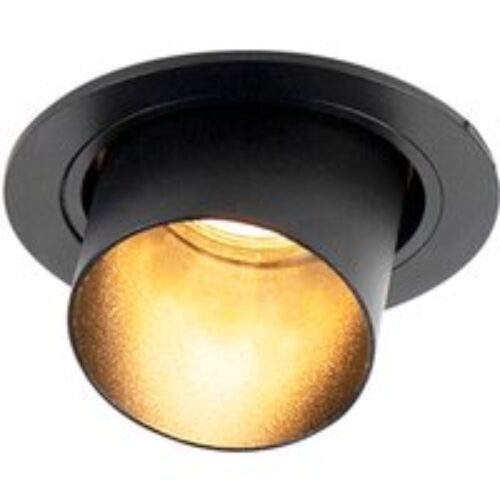 Design plafondlamp zwart met smoke glas 3-lichts - Uvas