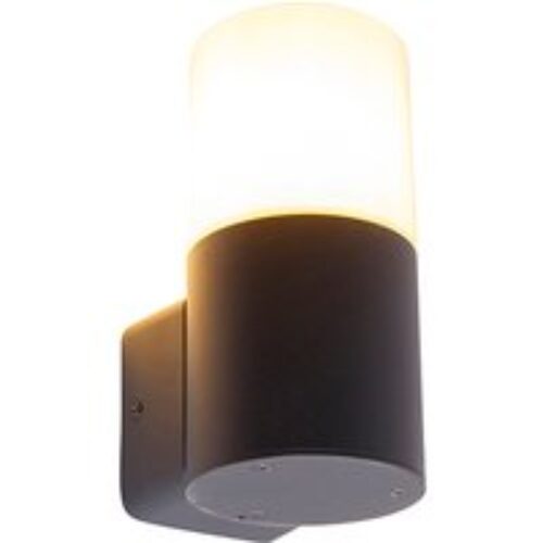 Moderne hanglamp zwart met kap 45 cm wit - Combi 1