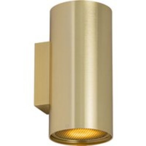 Design wandlamp goud rond 2-lichts - Sab Honey