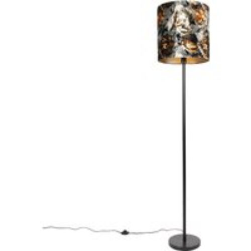 Retro hanglamp wit 35 cm - Plisse