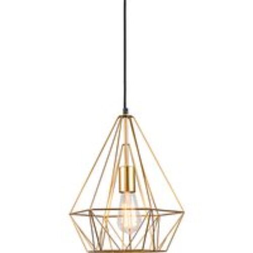 Design plafondlamp zwart met amber glas 3-lichts - Uvas