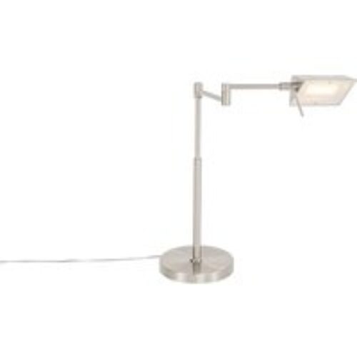 Design tafellamp staal incl. LED met touch dimmer - Notia