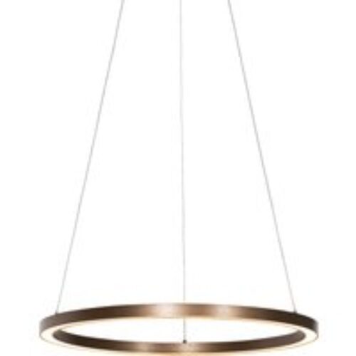 Hanglamp brons 60 cm incl. LED 3-staps dimbaar - Girello
