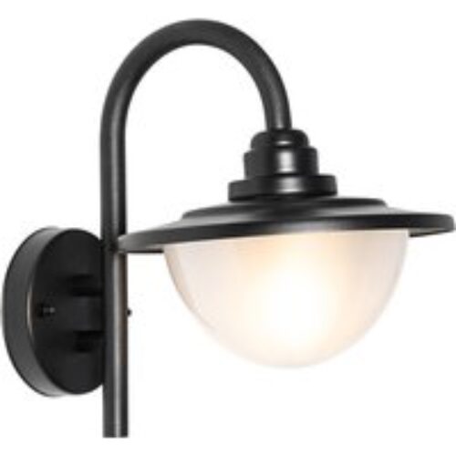 Moderne buiten wandlamp zwart incl. LED 2-lichts IP54 - Simon
