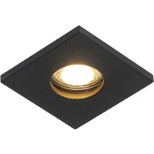 Design spot zwart vierkant 2-lichts - Kaya