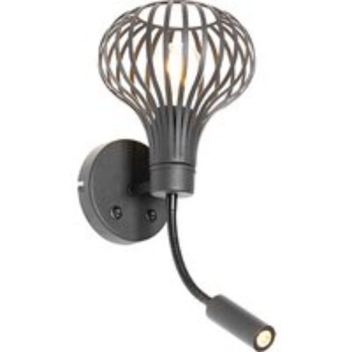 Design plafondlamp zwart incl. LED 3-staps dimbaar 3-lichts - Pande