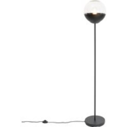 Moderne wandlamp zwart met zwarte kap - Brescia