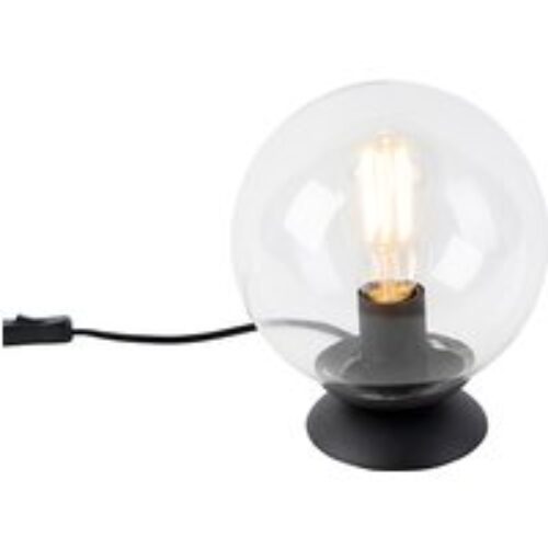 Vloerlamp zwart met leesarm incl. LED en USB-poort - Sevilla