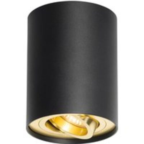 Oosterse plafondlamp zwart 25 cm - Vadi