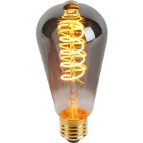 Hanglamp bruin 121 cm incl. LED met afstandsbediening - Ajdin