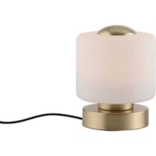 Design vloerlamp goud incl. LED en dimmer - Belinda
