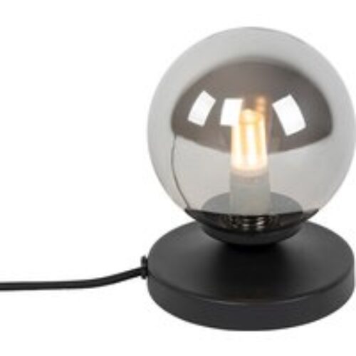 Hanglamp zwart met opaal glas 8-lichts langwerpig - Uvas