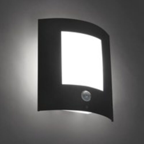 Design langwerpige wandlamp zwart 60 cm - Houx