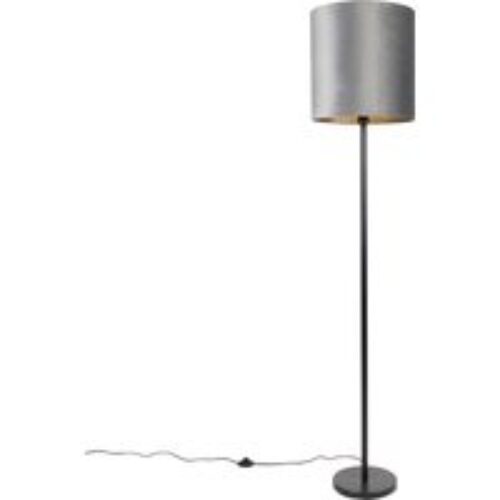 Design hanglamp zwart met amber glas 3-lichts 226 cm - Qara