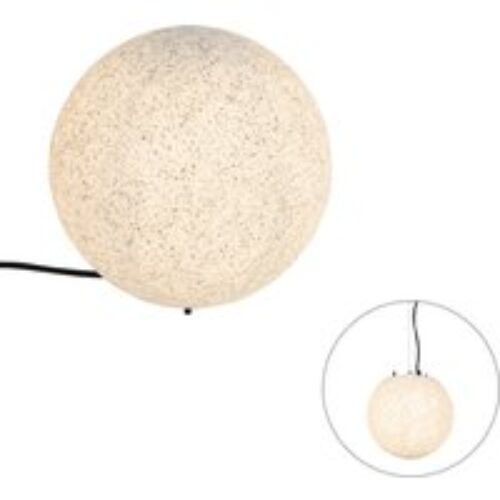 Smart plafondlamp donkergrijs met hout incl. WiFi E27 - Arthur