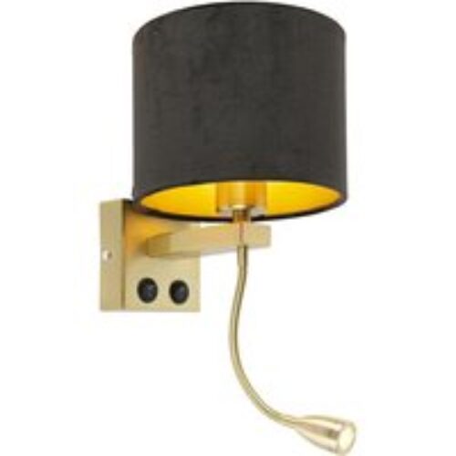 Art deco vloerlamp goud 5-lichts - Sixties Marmo