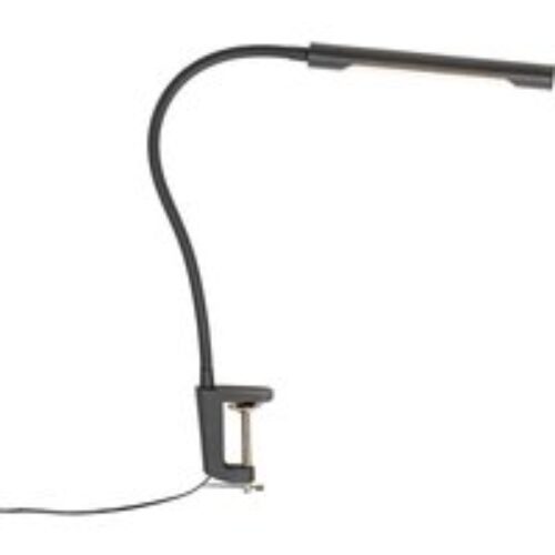 Smart wandlamp staal met grijze kap incl. Wifi A60 - Brescia