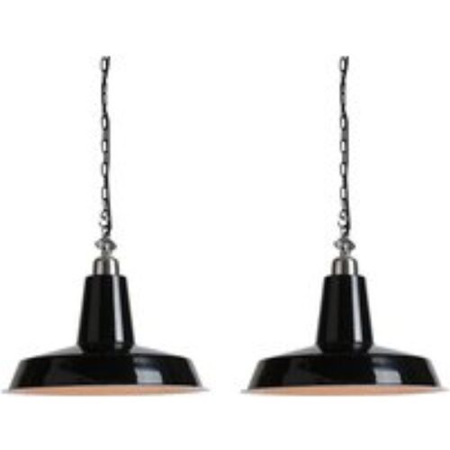 Moderne wandlamp zwart rond 2-lichts - Sandy