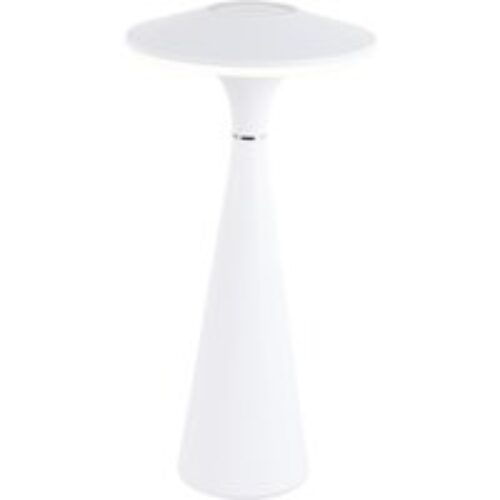 Tafellamp wit incl. LED 3-staps dimbaar IP44 oplaadbaar - Espace