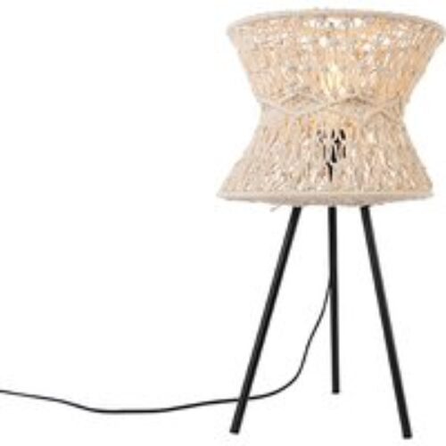 Design hanglamp zwart met goud 3-lichts - Mayelle