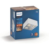 Philips myLiving Box LED spot 4-lamps wit