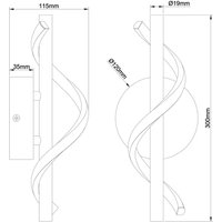 Brilliant LED wandlamp Eunice