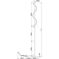 Brilliant Eunice LED vloerlamp