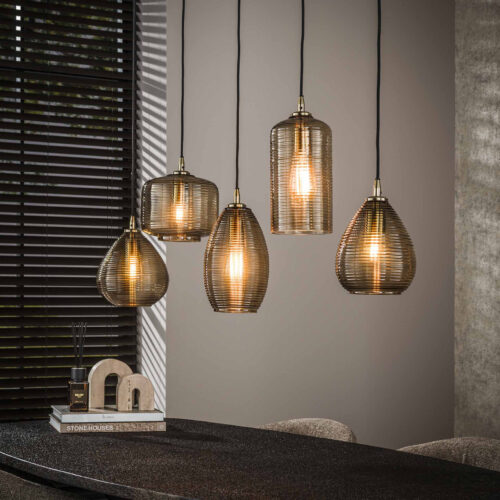LifestyleFurn Hanglamp Kirin Glas