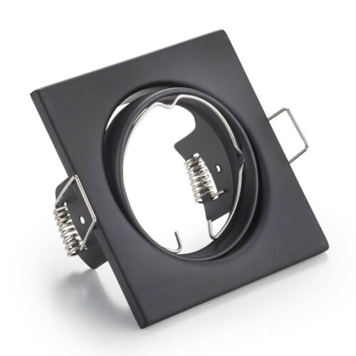 Trio Lighting Draaibare downlight Jura in zwart - Lampen24