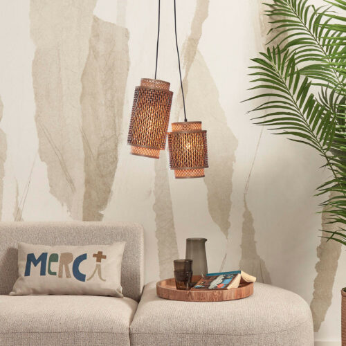 GOOD&MOJO Hanglamp Bhutan 2-lamps